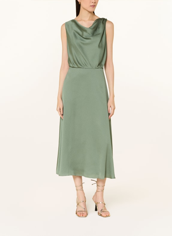 SWING koktejlové šaty SVĚTLE ZELENÁ