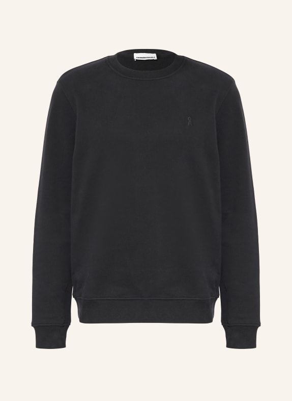 ARMEDANGELS Mikina BAARO LOOP ČERNÁ