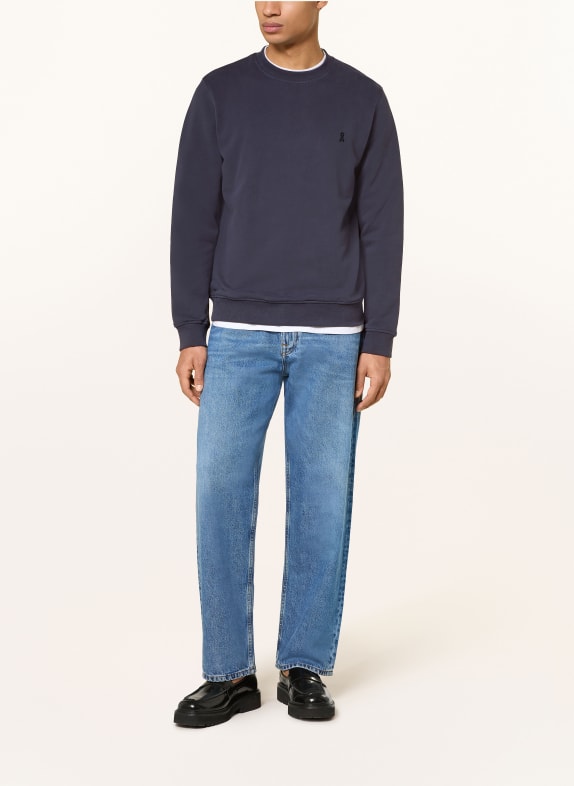 ARMEDANGELS Sweatshirt BAARO LOOP MØRKEBLÅ
