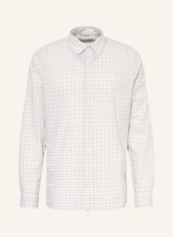 ARMEDANGELS Hemd Comfort Fit ECRU / GRÜN