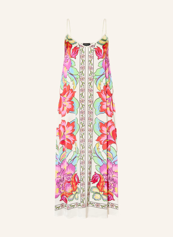 Grace robe FUCHSIA / CRÈME / VERT