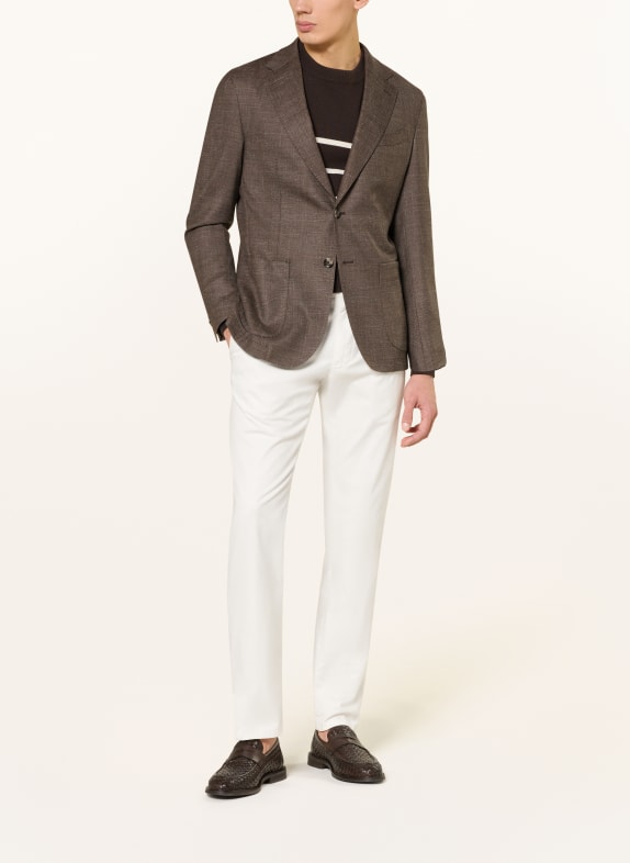 windsor. Colbert Extra Slim Fit MARRON FONCÉ