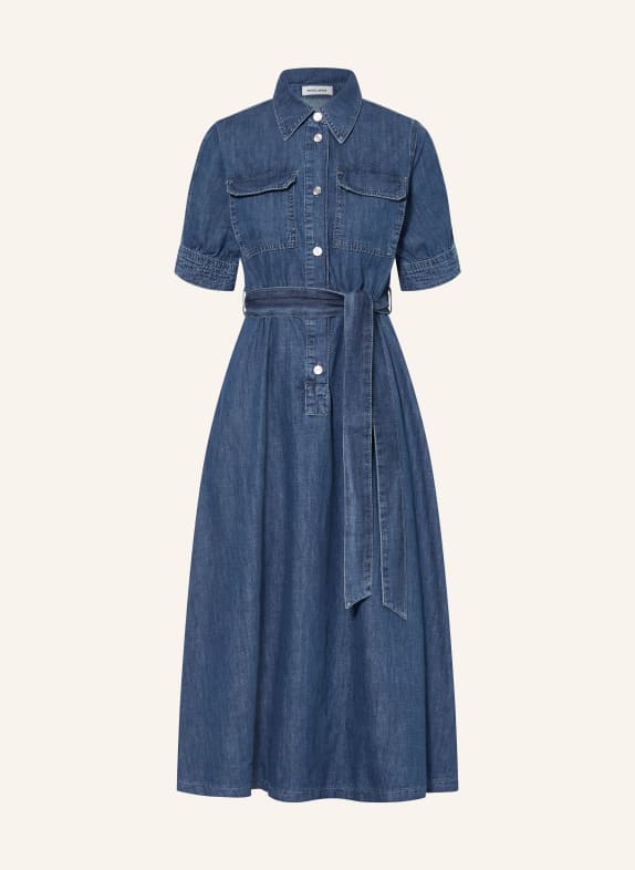 MORE & MORE Košilové šaty v džínovém stylu TMAVĚ MODRÁ