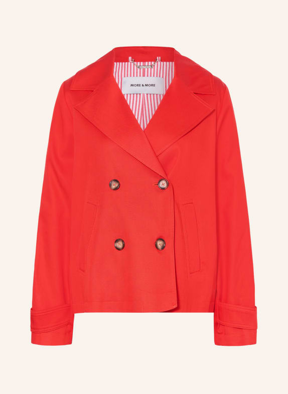 MORE & MORE trenchcoat ČERVENÁ
