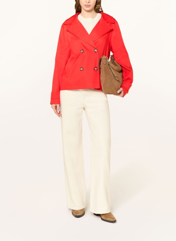 MORE & MORE trenchcoat ČERVENÁ