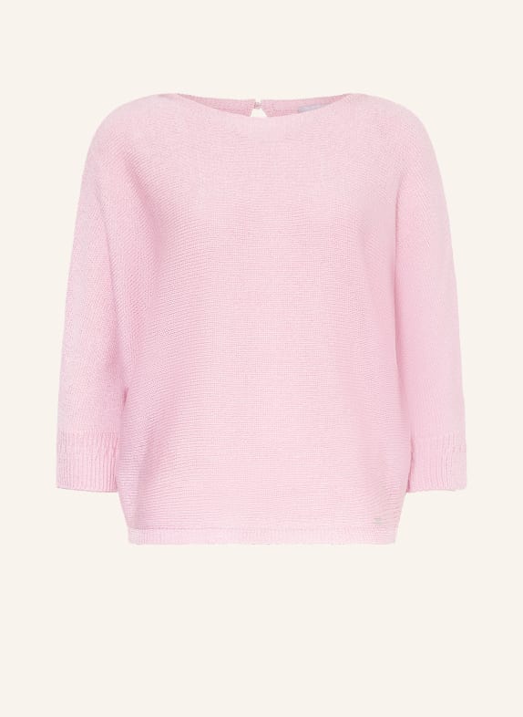 MORE & MORE Svetr s 3/4 rukávy RŮŽOVÁ