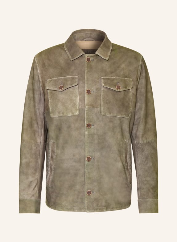 MILESTONE Lederjacke MSBIANCO TAUPE