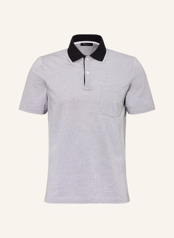 MAERZ MUENCHEN jersey polo shirt DARK BLUE / WHITE