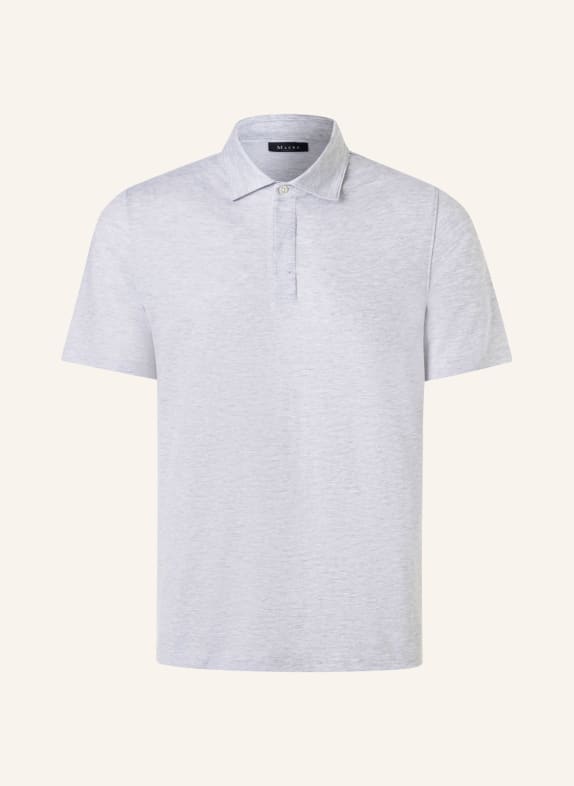 MAERZ MUENCHEN piqué polo shirt LIGHT GRAY
