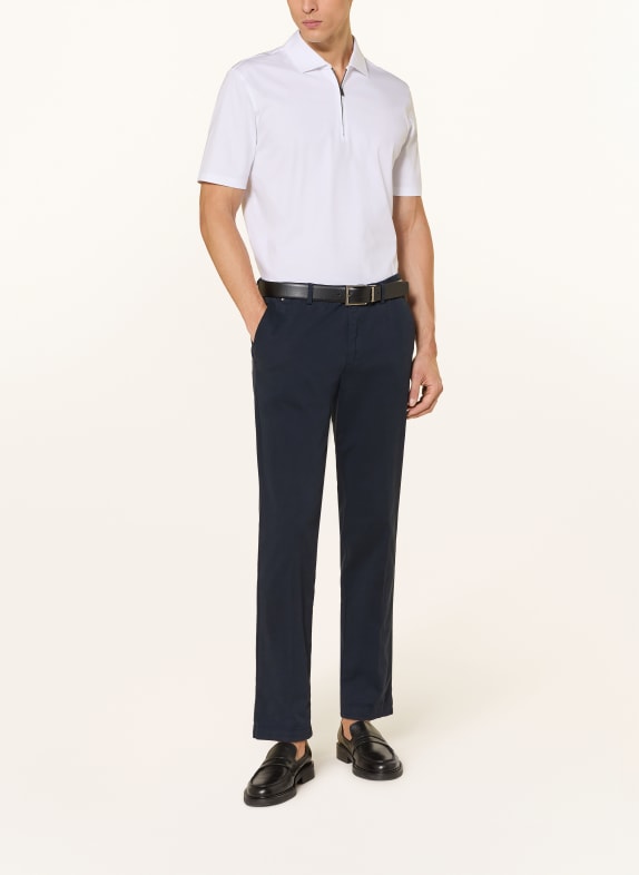 OLYMP SIGNATURE Tricou polo din tricot ALB
