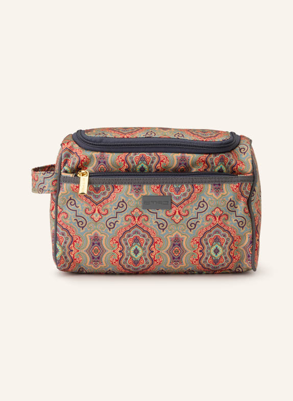 ETRO Kulturbeutel TÜRKIS / LILA / ROT