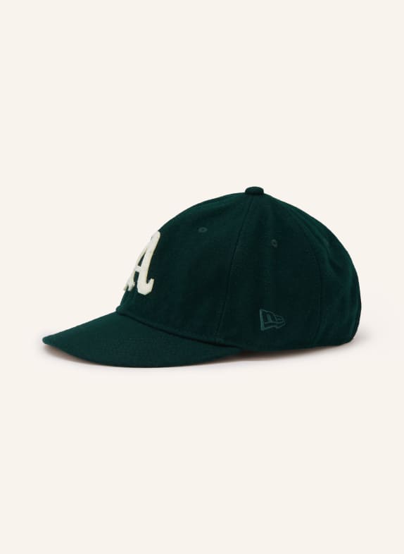 NEW ERA Čepice ATHLETICS MLB HERITAGE RETRO CROWN TMAVĚ ZELENÁ / REŽNÁ