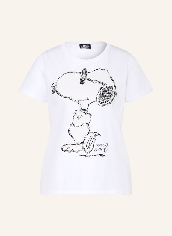 Princess GOES HOLLYWOOD T-Shirt SNOOPY mit Schmucksteinen WEISS