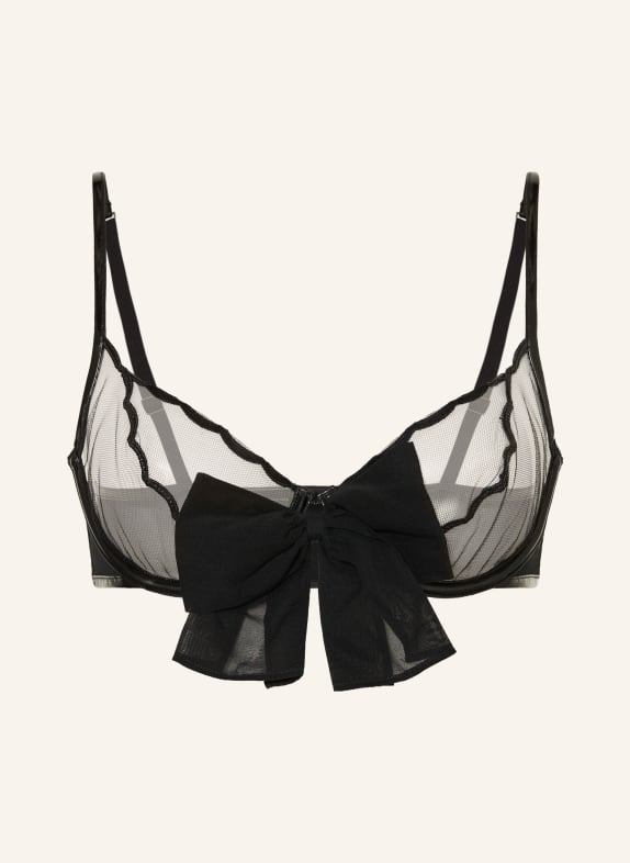 LIVY Podprsenka balconette BLACK TIE ČERNÁ