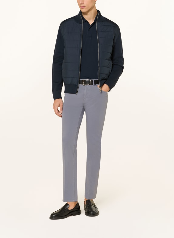 BOSS Pantaloni DELAWARE Slim Fit 466 OPEN BLUE