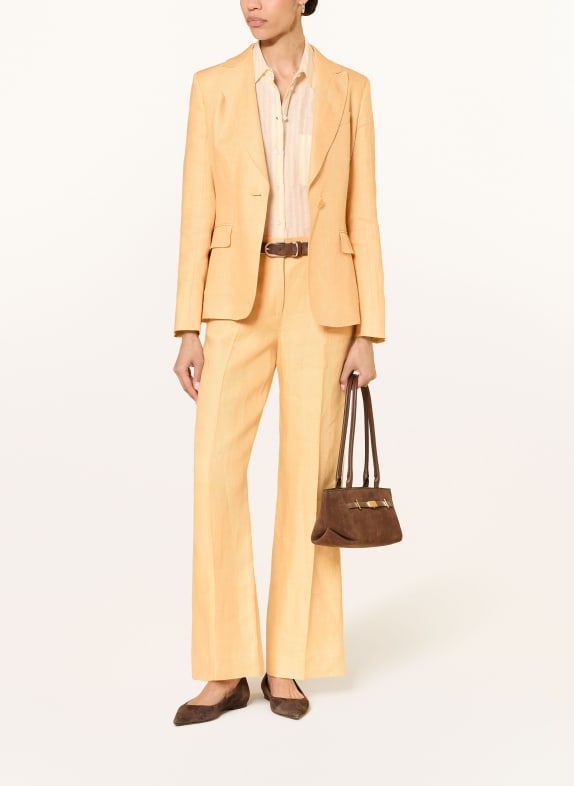 WEEKEND Max Mara Linnen blazer NALUT LICHTGEEL