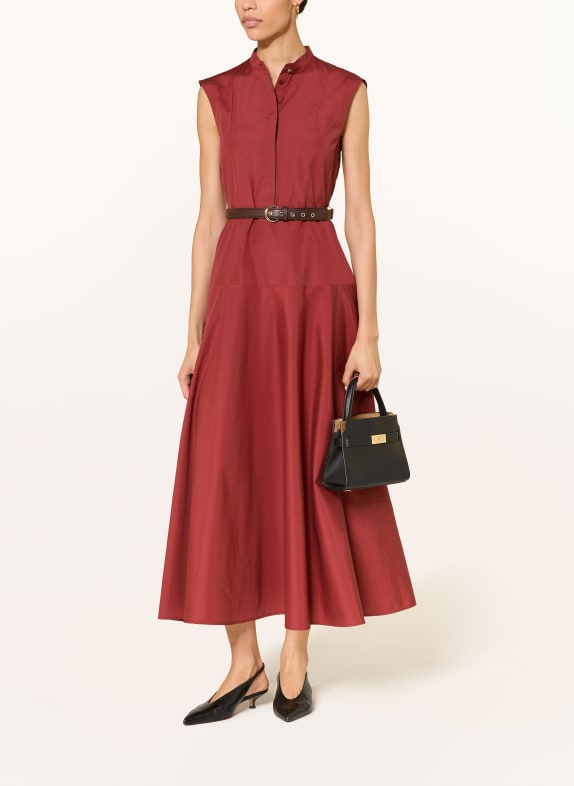 Max Mara STUDIO Robe GESTO ROUGE FONCÉ
