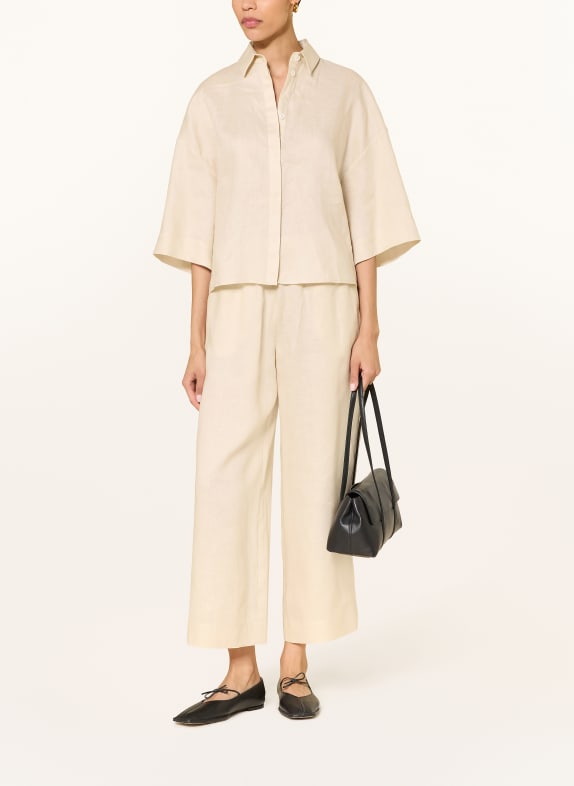 MM by Max Mara Hemdbluse RITO aus Leinen CREME