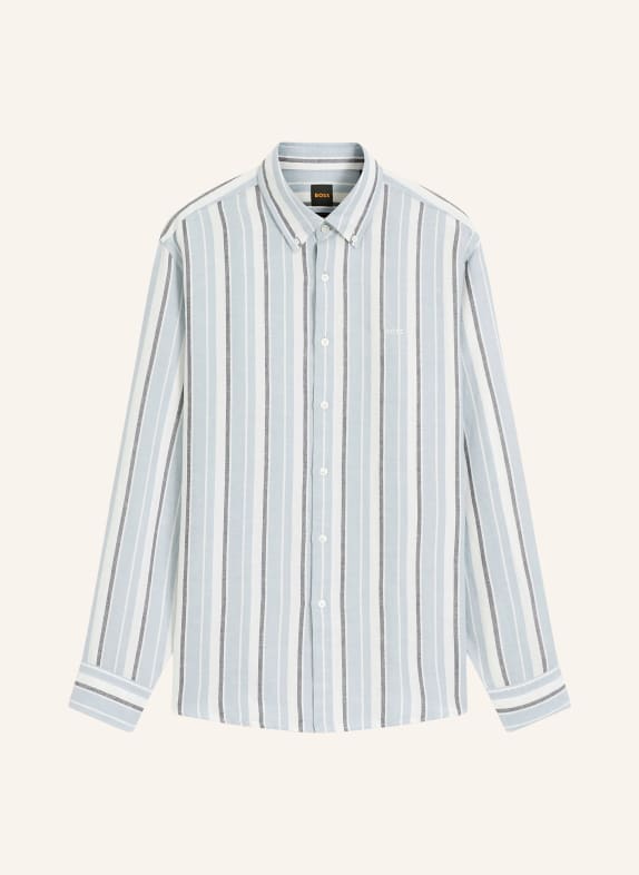 BOSS Hemd RICOPLUS Regular Fit WEISS / HELLBLAU / SCHWARZ