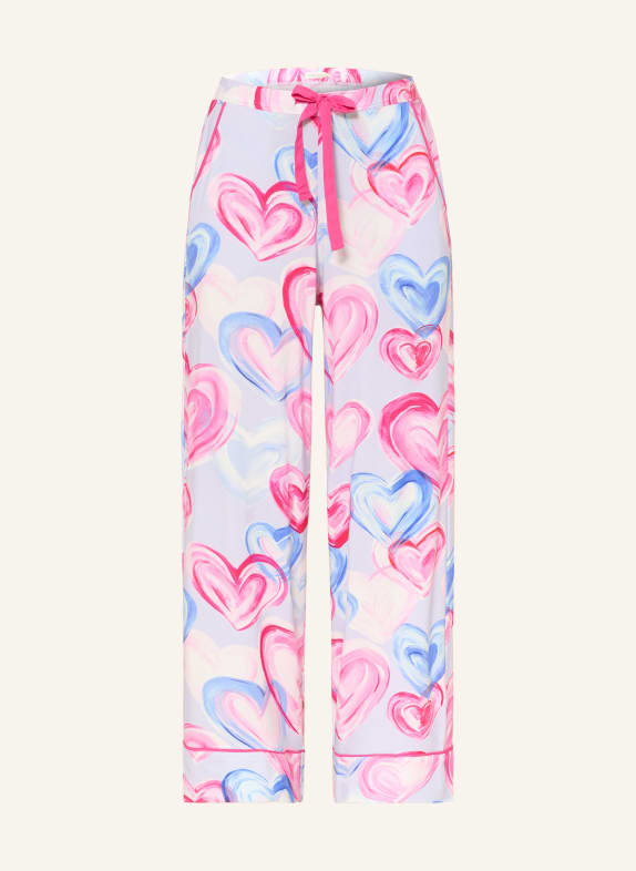 cyberjammies Spodnie do spania CHLOE MOCNORÓŻOWY / JASNONIEBIESKI / NIEBIESKI