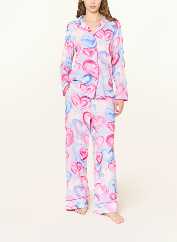cyberjammies Slaapbroek CHLOE ROZE / LICHTBLAUW / BLAUW
