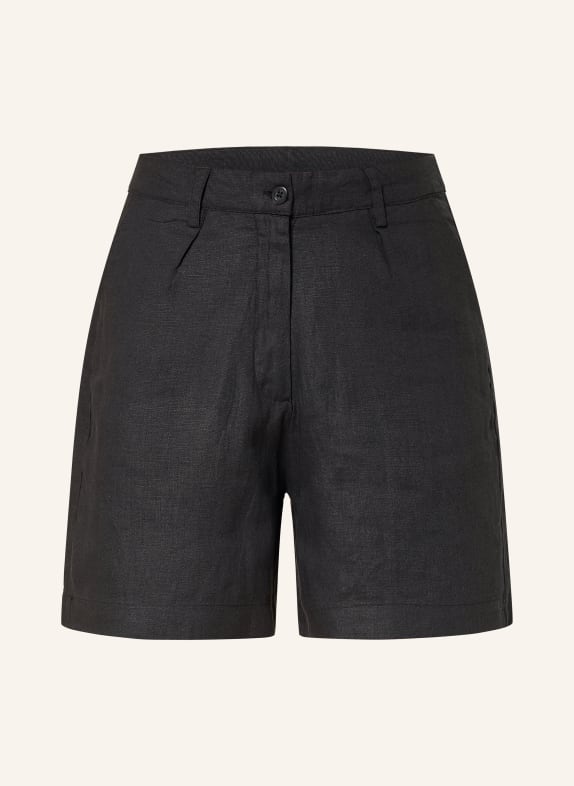 lilienfels Leinenshorts JONAS SCHWARZ