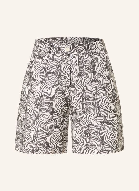 lilienfels Leinenshorts JONAS SCHWARZ / WEISS