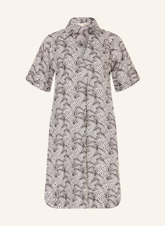lilienfels THOMAS linen dress BLACK / WHITE
