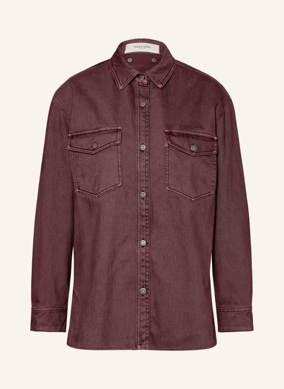 GOLDEN GOOSE Jeans-Overshirt PATTY DUNKELROT