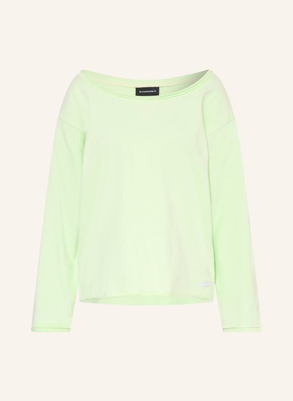 ELIAS RUMELIS Oversized mikina WINIFRI SVĚTLE ZELENÁ