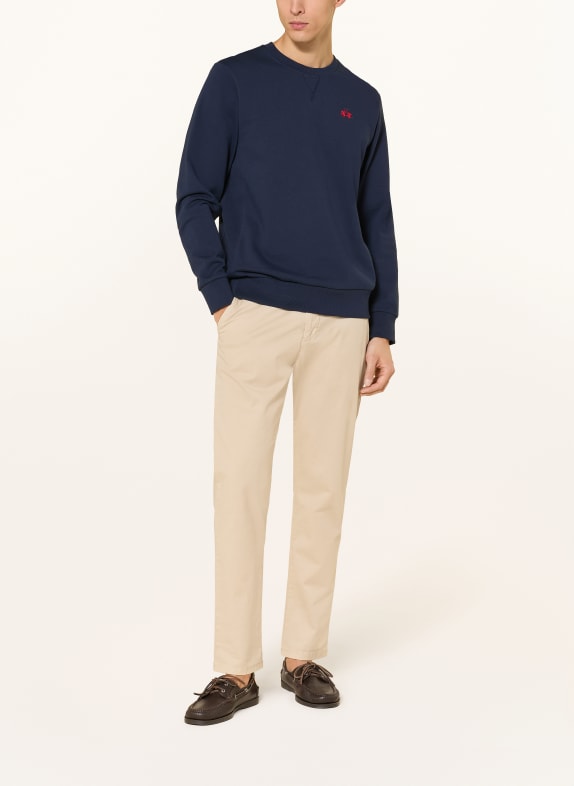 LA MARTINA sweatshirt DONKERBLAUW