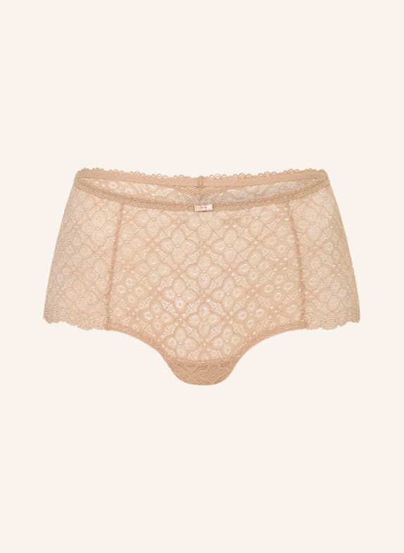 darling harbour Kalhotky s vysokým pasem HAPPY CHOICE BÉŽOVÁ