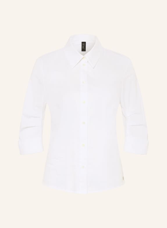 MARC CAIN Košile s 3/4 rukávem 100 WHITE