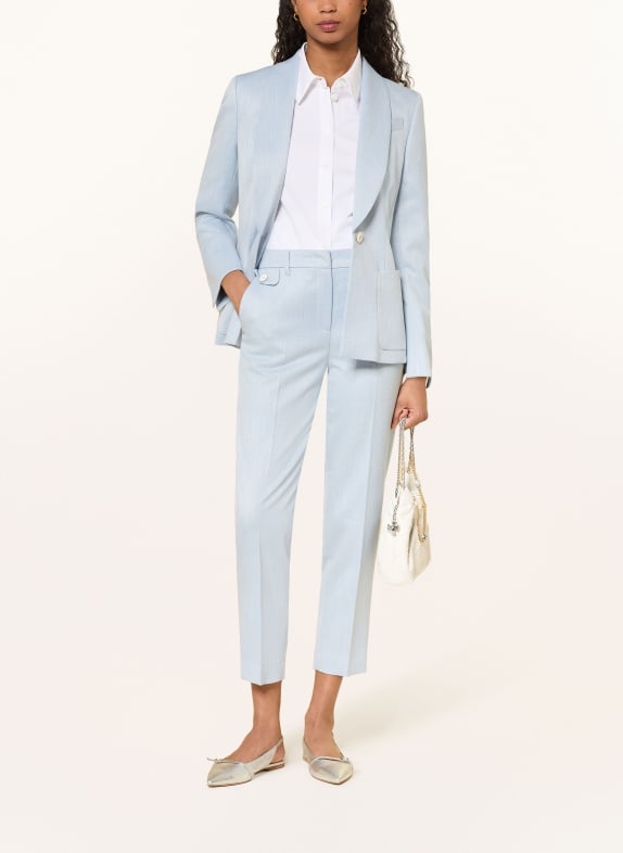 MARC CAIN Pantalon 7/8 FORDON avec fil pailleté 319 magical blue