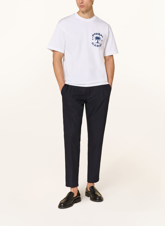 STRELLSON T-shirt WIT / DONKERBLAUW