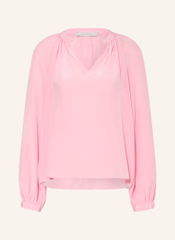 HERZENS Hedvábná halenka RŮŽOVÁ