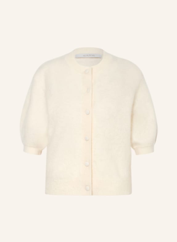 HERZENS Cashmere cardigan CREAM