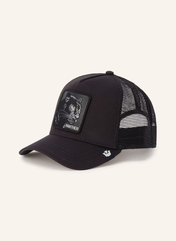 GOORIN BROS. PANTHER TRUCKER cap BLACK