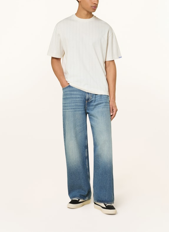 HUGO T-Shirt NORAYATI ECRU / GRAU