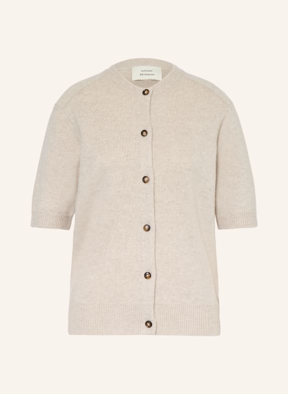 LOULOU DE SAISON Strickjacke JODI aus Cashmere BEIGE