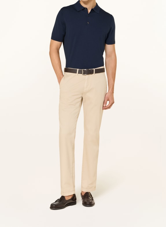 DRESSLER Gebreid poloshirt DONKERBLAUW