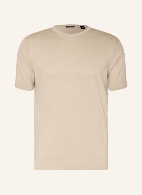 DRESSLER pletené tričko BÉŽOVÁ