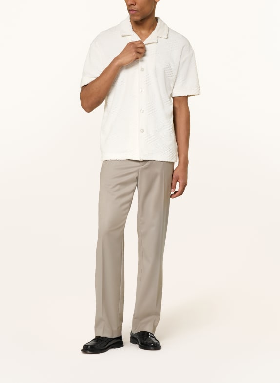 STRELLSON Resorthemd JOSEPH Regular Fit van badstof WIT