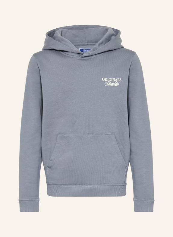 JACK&JONES Hoodie JORNORREBRO HELLGRAU