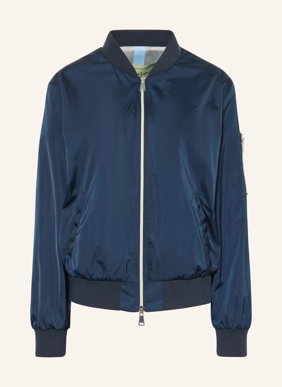 White Label Saténová bunda TMAVĚ MODRÁ