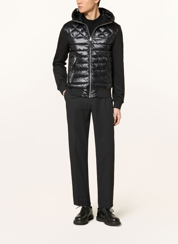 Mackage FLETCHER dunjakke i blandet materiale SORT