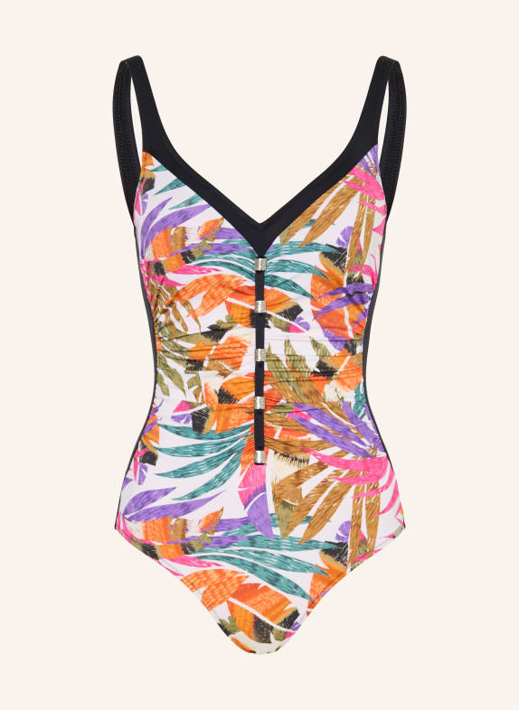 Charmline Plavky Shape PALM POETRY RŮŽOVÁ / FIALOVÁ / ORANŽOVÁ