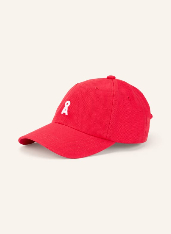 ARMEDANGELS Cap YENAAS BOLD ROT / WEISS