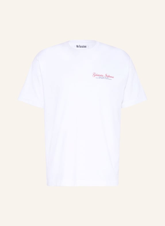 On Vacation T-Shirt WEISS / DUNKELROT