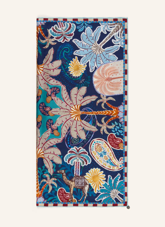 CODELLO Seidentuch DUNKELBLAU / DUNKELROT / DUNKELGELB